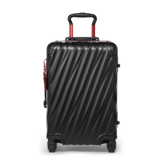 Picture of Tumi 19 Degree Aluminum International Carry-On - Black/Red