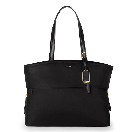 Picture of Tumi Voyageur Cam Large Tote - Black/Gold