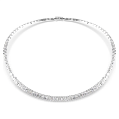 Picture of Swarovski Matrix Necklace Baguette Cut - Rhodium