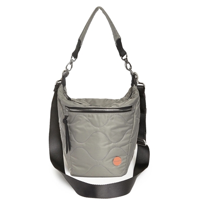 Picture of shortyLOVE Marcel Quilted Crossbody Bucket Bag - Milky Grey