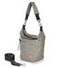 Picture of shortyLOVE Marcel Quilted Crossbody Bucket Bag - Milky Grey