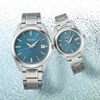 Picture of Seiko Ladies' Essentials Stainless Steel Watch with Blue Dial