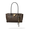 Picture of Michael Kors Hamilton Moderne Small Satchel - Brown/Black