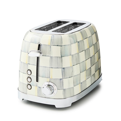 Picture of MacKenzie-Childs Sterling Check 2-Slice Toaster