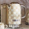 Picture of MacKenzie-Childs Mocha Check Electric Kettle