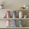 Picture of MacKenzie-Childs Mocha Check Electric Kettle