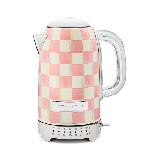 Picture of MacKenzie-Childs Rosy Check Electric Kettle
