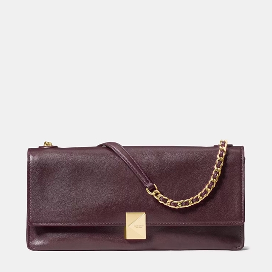 Picture of Kate Spade Deco Soft Shoulder Bag - Blackberry Jam