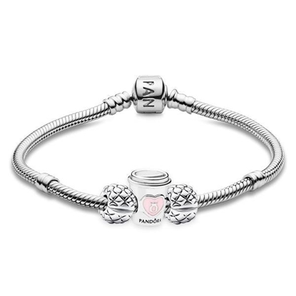 Picture of Pandora® Take a Break Coffee Cup Charm Bracelet