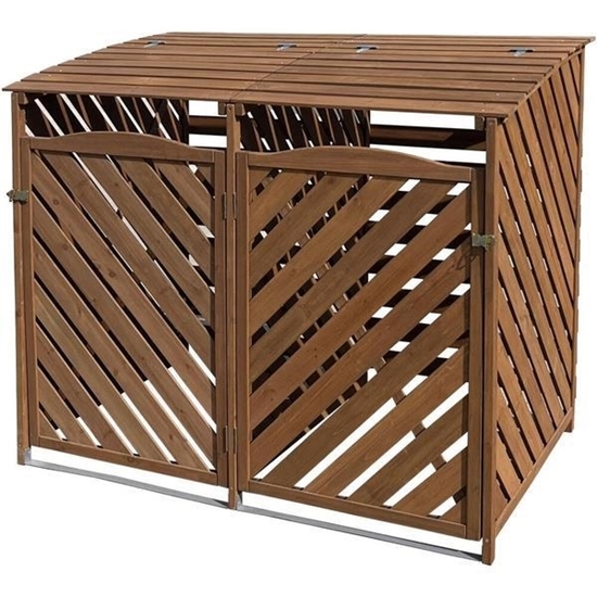 Picture of Hanover Wooden Trash  Bin Storage Shed