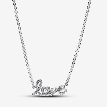 Picture of Pandora® Handwritten Love Collier Necklace