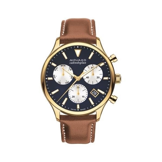 Picture of Movado® Men's Heritage Calendoplan Chronograph Watch