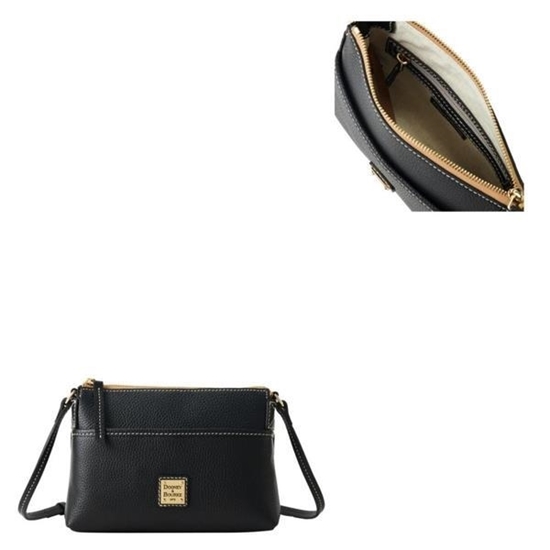 Picture of Dooney & Bourke™ Lucca Leather Ginger Crossbody