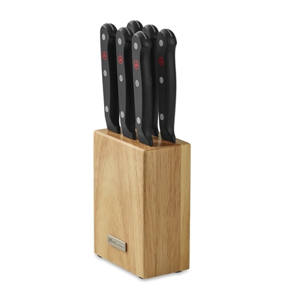 Picture of Wusthof Gourmet 7-Piece Steak Knife Block Set