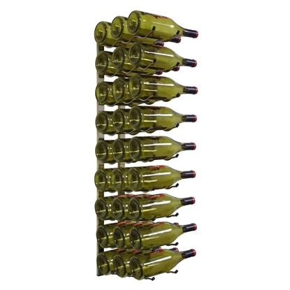 Picture of Vinotemp Epicureanist 27-Bottle Metal Wine Rack - Nickel