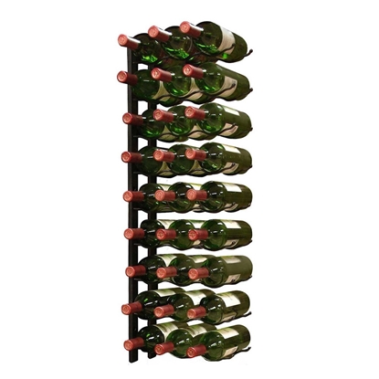 Picture of Vinotemp Epicureanist 27-Bottle Metal Wine Rack - Black
