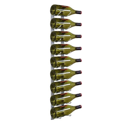 Picture of Vinotemp Epicureanist 9-Bottle Metal Wine Rack - Stainless