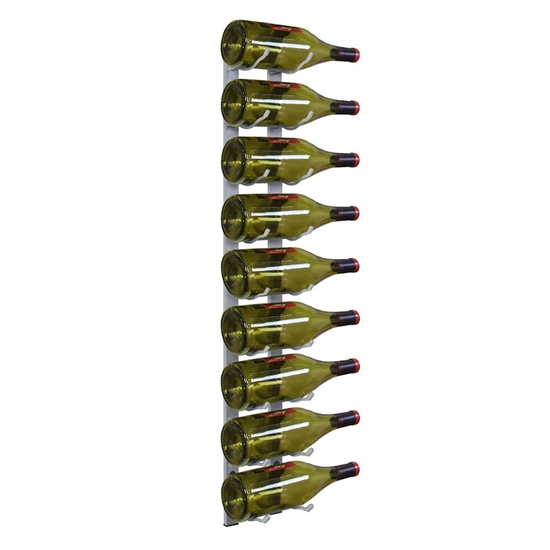 Picture of Vinotemp Epicureanist 9-Bottle Metal Wine Rack - Stainless