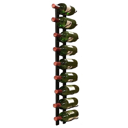 Picture of Vinotemp Epicureanist 9-Bottle Metal Wine Rack - Black