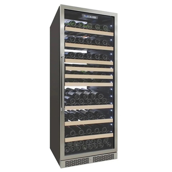 Picture of Vinotemp 173-Bottle Wine Cooler with White Backlit Lighting