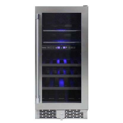 Picture of Vinotemp 19-Bottle Beverage/Wine Cooler Glass Door Commercial