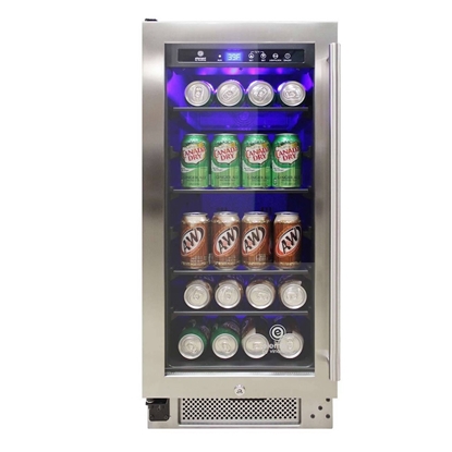 Picture of Vinotemp Commercial 33-Bottle Beverage Cooler w/ Glass Door