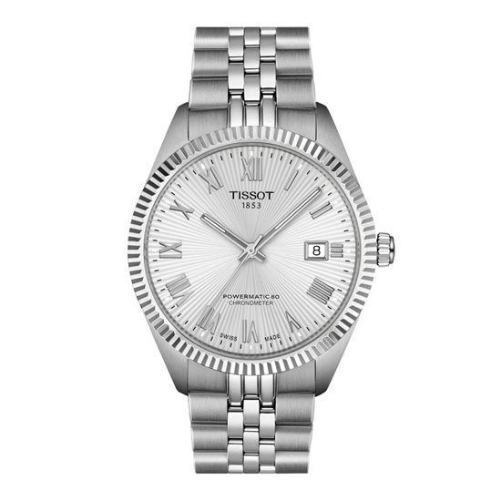Picture of Tissot Ballade 39mm Powermatic 80 COSC Watch with Silver Dial
