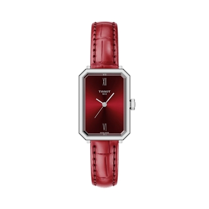 Picture of Tissot SRV 30mm Stainless Steel Watch with Red Leather Strap