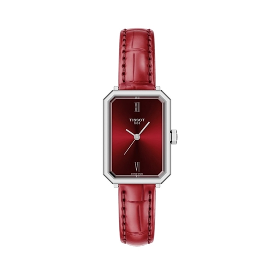 Picture of Tissot SRV 30mm Stainless Steel Watch with Red Leather Strap