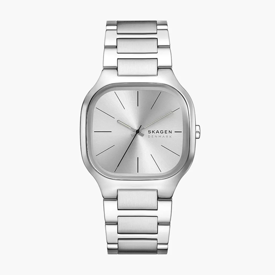 Picture of Skagen Mellem Three-Hand Silver-Tone Stainless Steel Watch