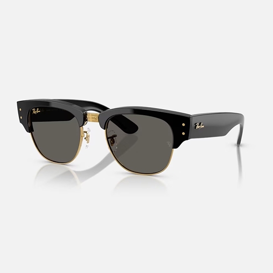 Picture of Ray-Ban Mega Clubmaster Blacked Out - Blk/Gold/Ultra Blk Lens