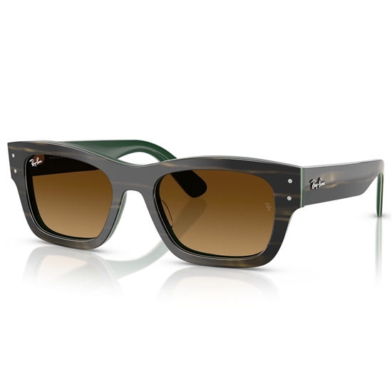 Picture of Ray-Ban Joseph Sunglasses - Striped Green/Brown Gradient Lens
