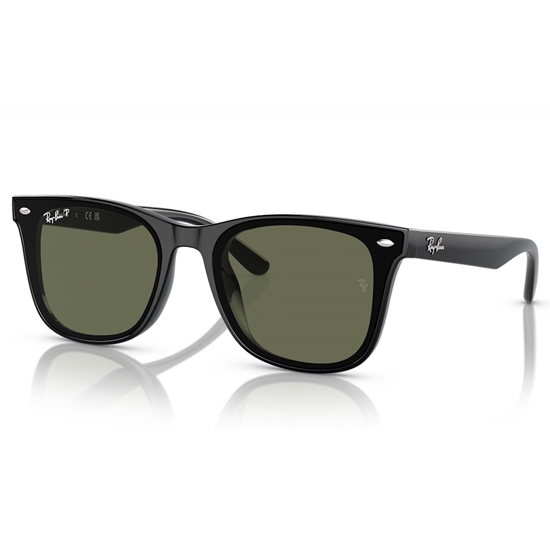 Picture of Ray-Ban RB4420 Sunglasses- Black Frame/Dark Green Polarized
