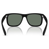 Picture of Ray-Ban Justin Classic Sunglass-Matte Blk/Grn Mirror Slv Polar