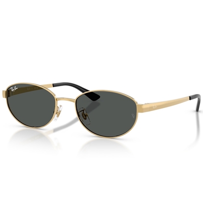 Picture of Ray-Ban RB3774D Sunglasses - Arista Gold Frame/Dark Grey Lens
