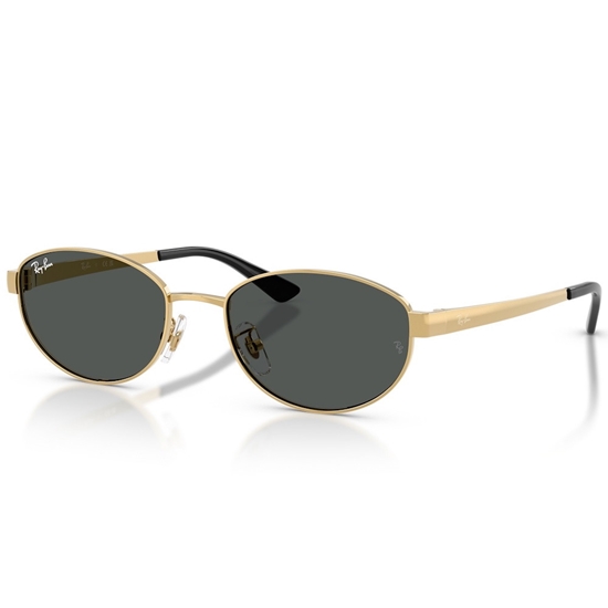 Picture of Ray-Ban RB3774D Sunglasses - Arista Gold Frame/Dark Grey Lens