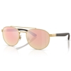 Picture of Ray-Ban Chromance Liteforce Polarized-Gold w/ Orng/Pink Mirror