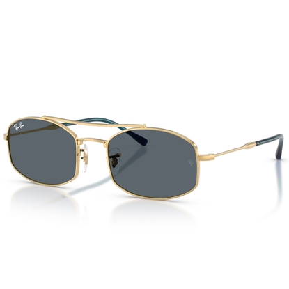 Picture of Ray-Ban RB3719 Sunglasses - Arista Gold Frame/Blue Lens
