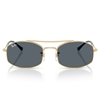 Picture of Ray-Ban RB3719 Sunglasses - Arista Gold Frame/Blue Lens