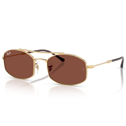 Picture of Ray-Ban RB3719 Sunglasses - Arista Gold Frame/Red Lens