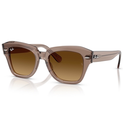 Picture of Ray-Ban State Street- Transp. Light Brown Frame/Gradient Brown