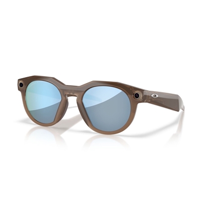 Picture of Oakley Meta HSTN Brwn Smke Smart Glasses - Prizm Dp Wtr Polar
