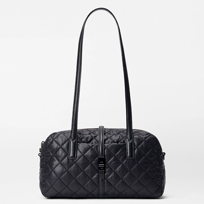 Picture of MZ Wallace Small Astor Satchel - Black