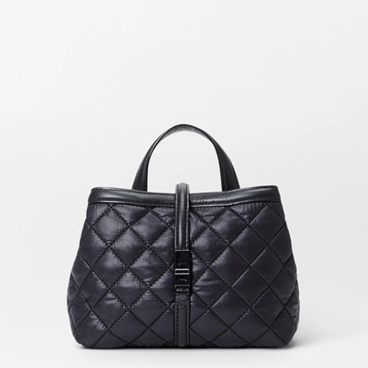 Picture of MZ Wallace Mini Astor Top Handle Bag - Black