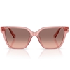 Picture of Michael Kors Piedmont Sunglasses- Pink Transp/Pink/Brown Grdnt
