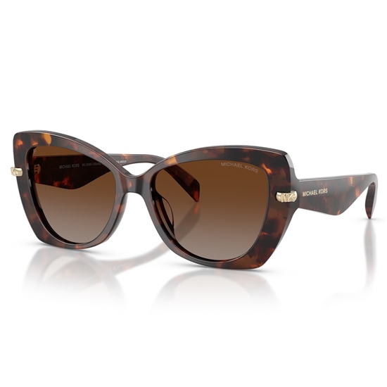 Picture of Michael Kors Atlanta Polarized Sun- Luggage Tort/Brwn Gradient