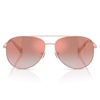 Picture of Michael Kors Perledo Sunglass - Rose Gold/Pink Gradient Mirror