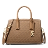 Picture of Michael Kors Laila Small Signature Logo Satchel - Husk