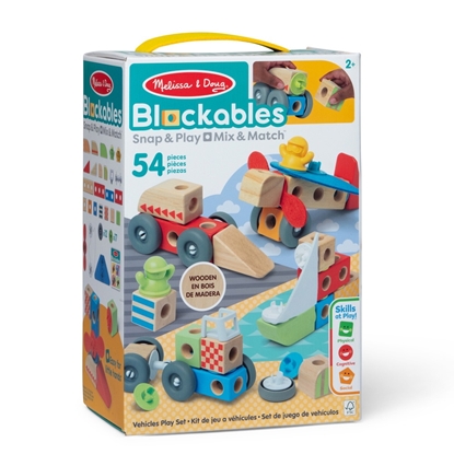 Picture of Melissa & Doug Blockables™ Vehicles Play Set