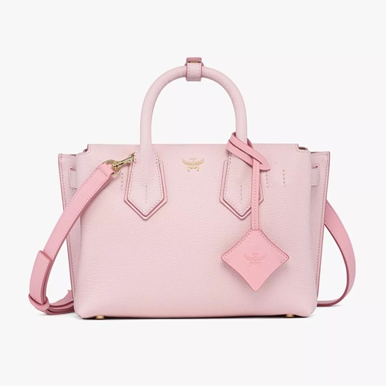 Picture of MCM Milla Leather Small Tote - Lotus Pink
